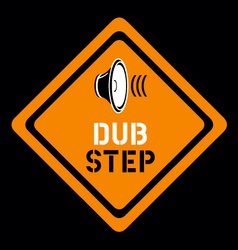Dubstep sign vector image