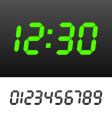 Digital clock vector image