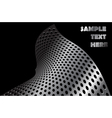 Abstract metal shape vector image