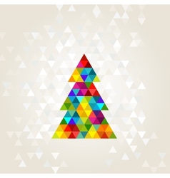 Christmas tree vector image
