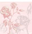 Vintage roses vector image