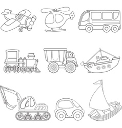 Cartoon transport vector image