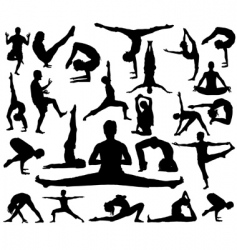Yoga vector image