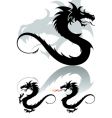 Dragon tattoo vector image