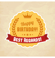 For happy birthday card vector image