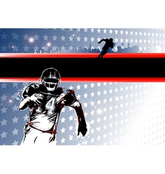 American football poster vector image