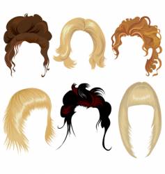 Hair styling vector image