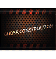Under construction background vector image