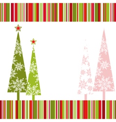 Christmas tree vector image