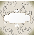 Retro frame vector image
