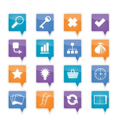 Internet and web site icons vector image