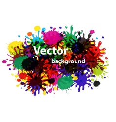 Splash abstract background vector image