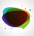 Abstract bubble background vector image