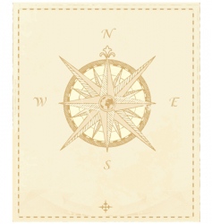 Compass windrose vector image