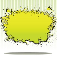 Splash plate vector image