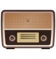 Vintage radio vector image