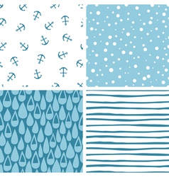 Doodle abstract patterns part 3 vector image