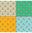 Set of seamless baby patterns EPS10 vector image
