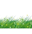 Green meadow seamless pattern for your design vector image