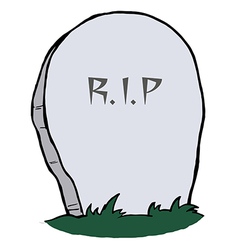 Tombstone vector image