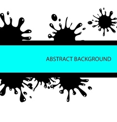 Splash abstract background vector image