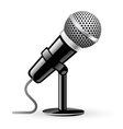 Microphone vector image