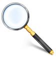 Magnifying glass vector image