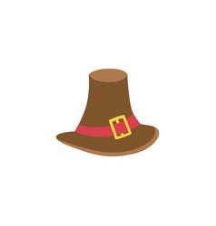Thanksgiving photo booth props pilgrim Royalty Free Vector