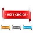 Modern label banners set vector image