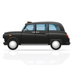 London car taxi vector image