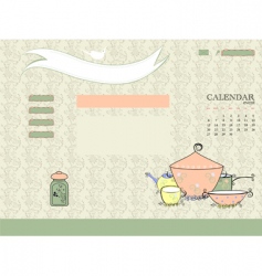 Website brochure template with dishes vector image
