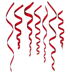 Paper Streamer Set vector image