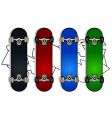 Set of skateboards vector image