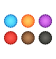 Colorful foto logo 6in1 vector image