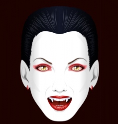 Vampires grin vector image