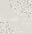 Floral background vector image