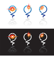 Light bulbs symbols Light bulbs symbols vector image