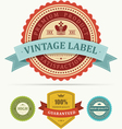 Vintage stickers and labels vector image