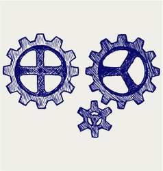 Gears vector image