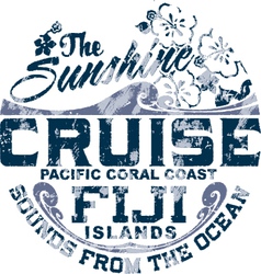 Coral coast vector image