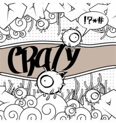 Strange graffiti vector image