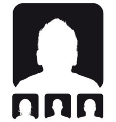 Profile vector image