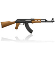 Automatic machine AK 47 01 vector image