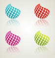 Abstract color icons vector image