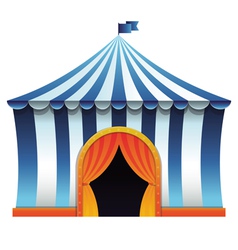 Circus tent vector image
