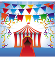 Circus tent vector image