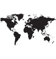 World map vector image