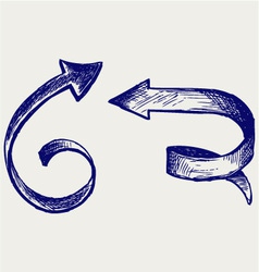 Arrows vector image