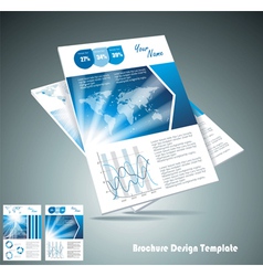 Brochure design element vector image