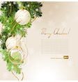 Light Christmas background vector image
